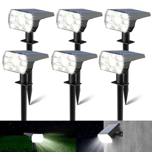 Kaxiida Solar Spot Lights Outdoor Waterproof Kaxiida