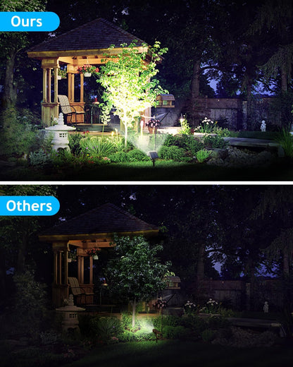 Solar Spot Lights Outdoor Cool light